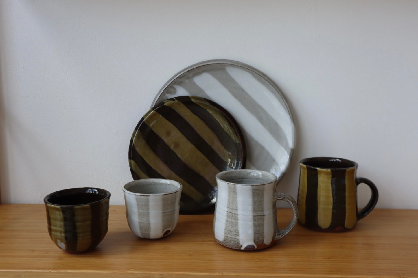 Striped Slip Mug