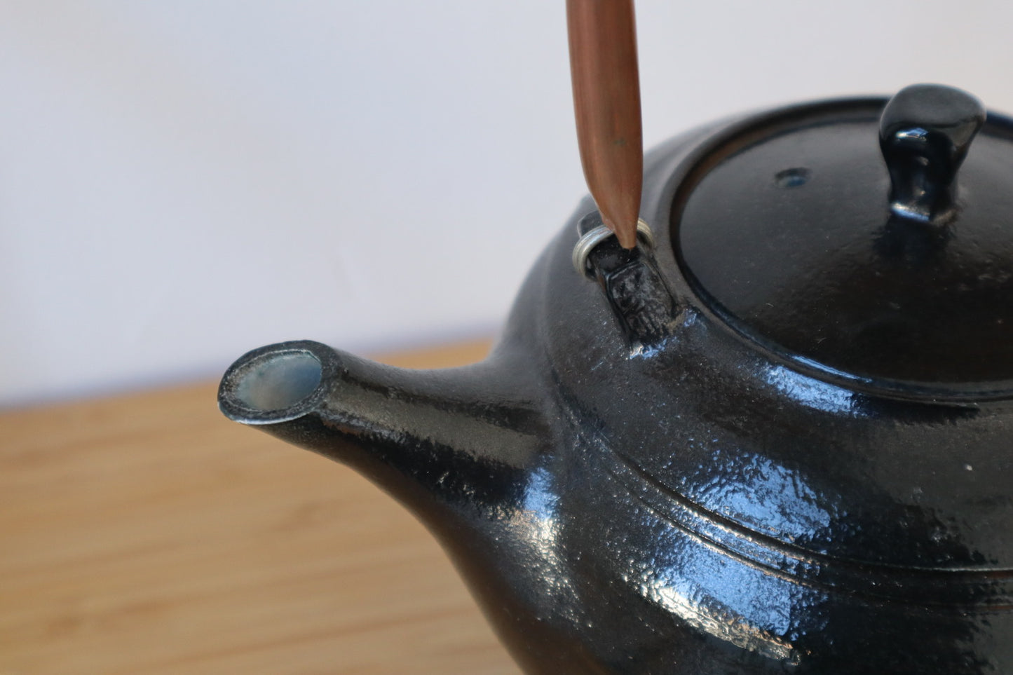 Copper Handled Teapot