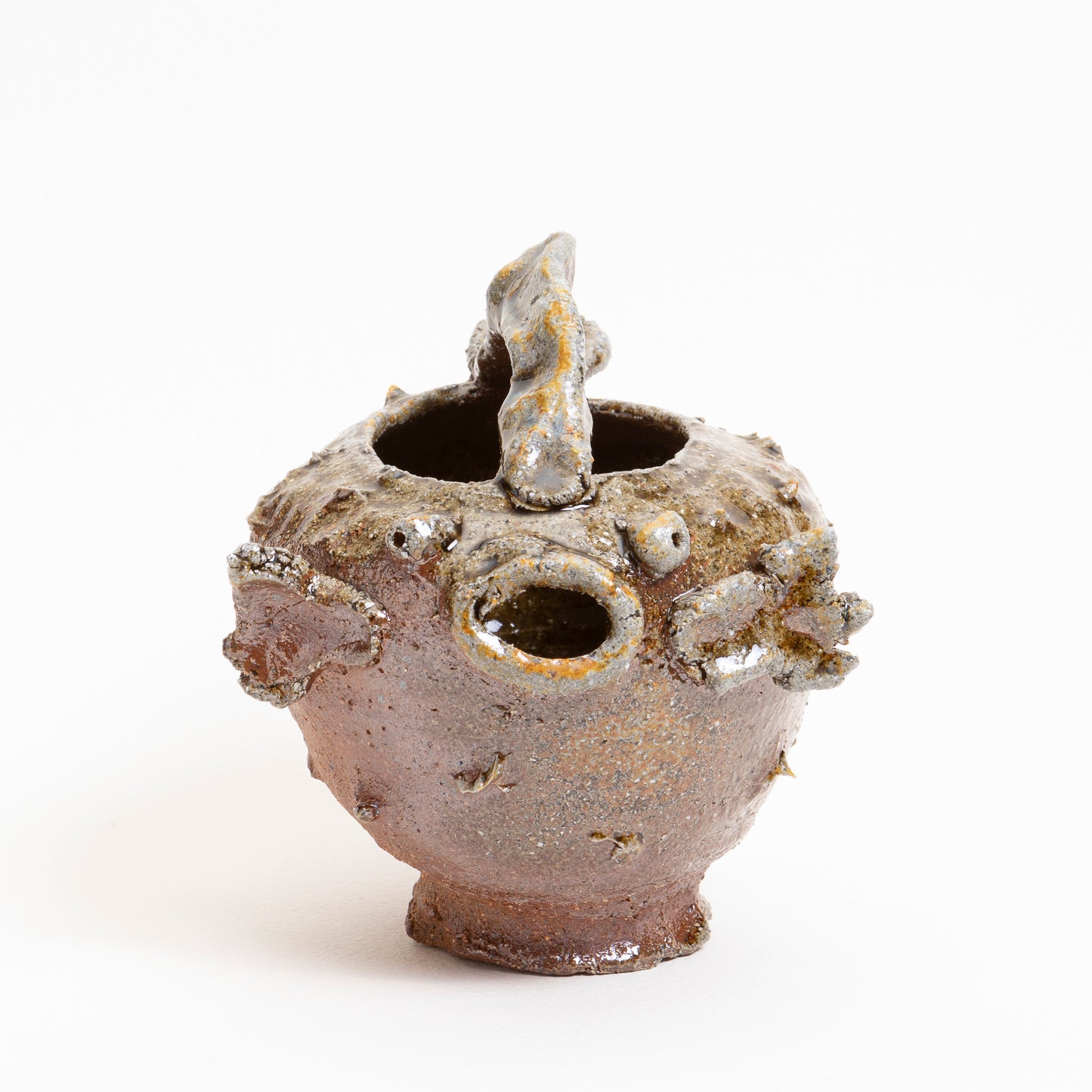 Large Wood Fired Puffer Fish Pourer