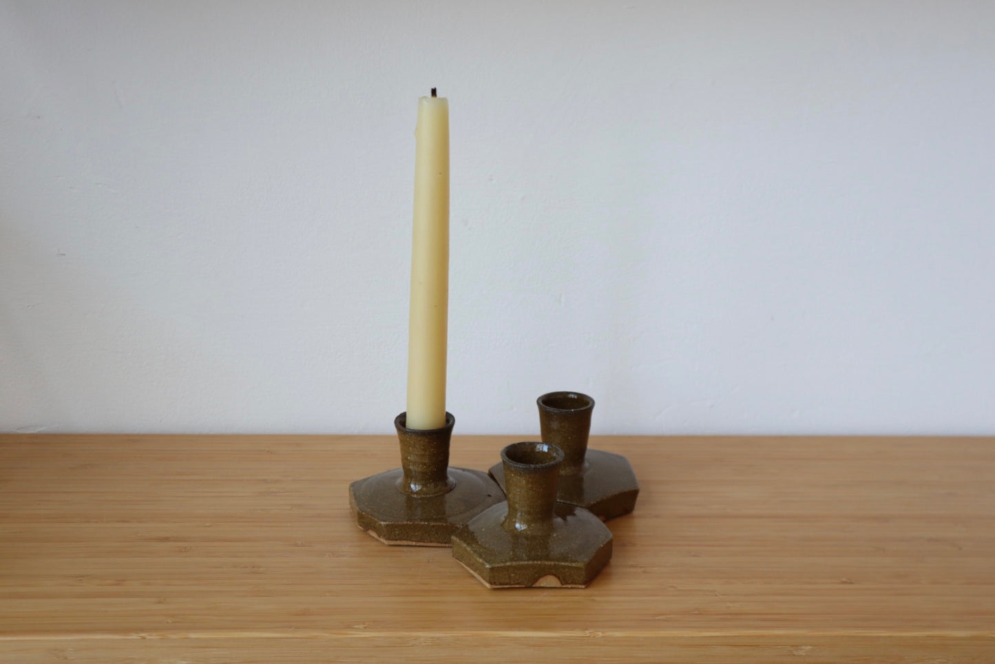 Trio of Candleholders