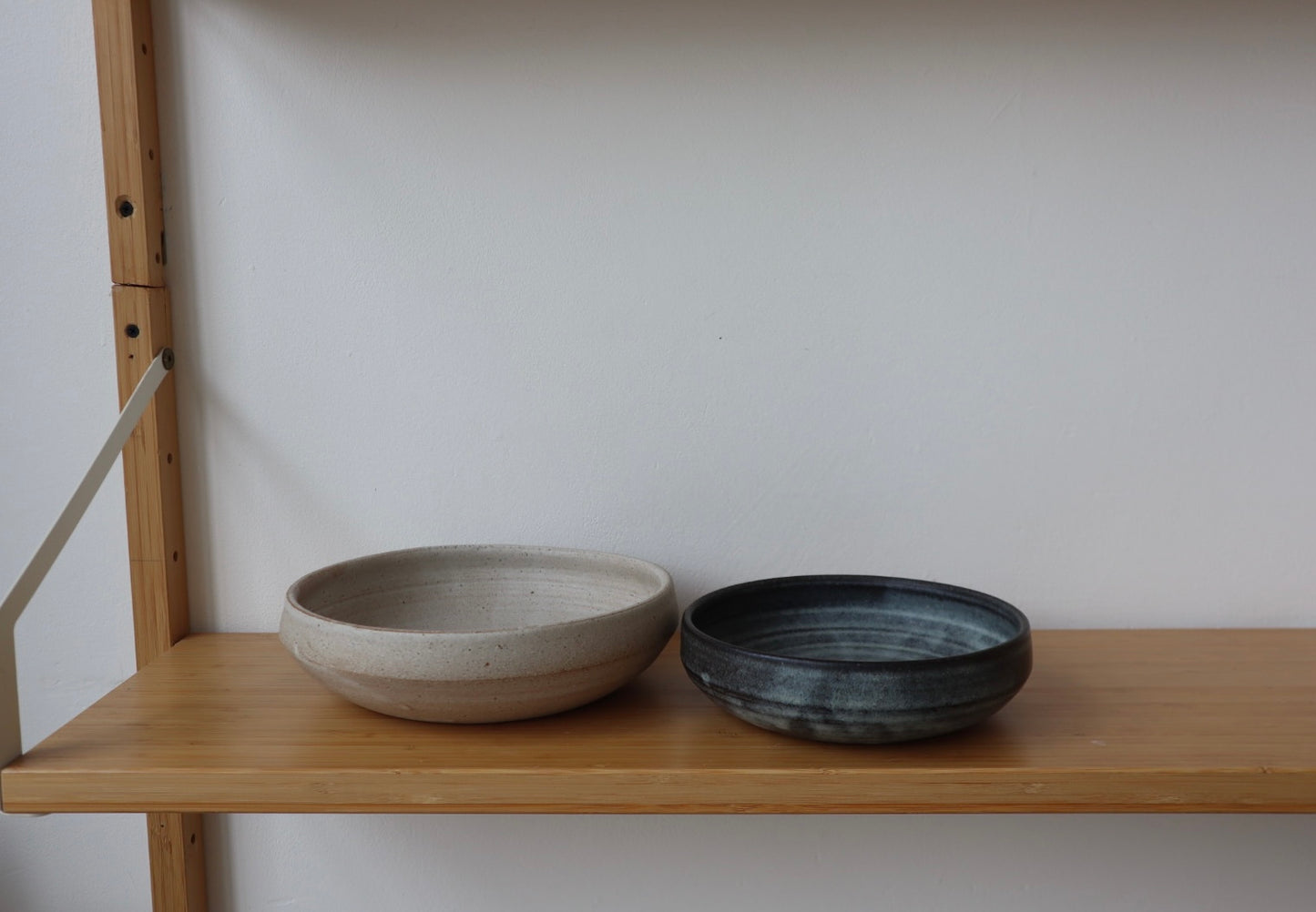 White & Blue Pasta Bowls