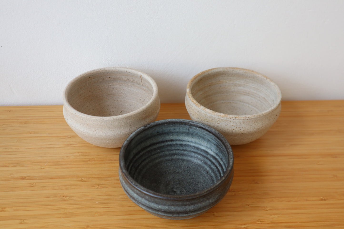 White & Blue Porridge Bowls