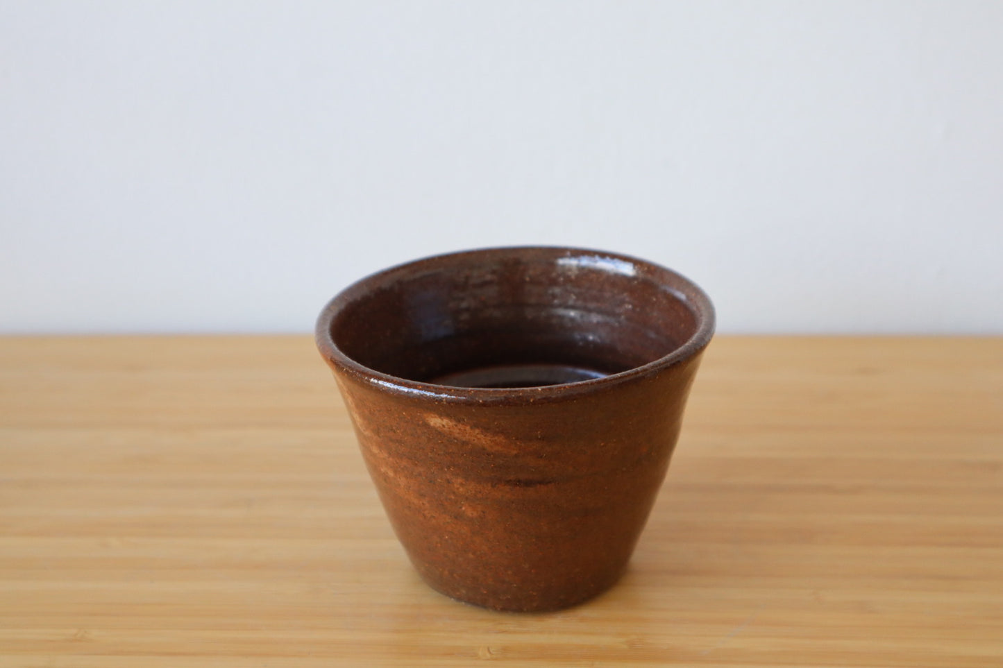 Rust And White Coffee Cups