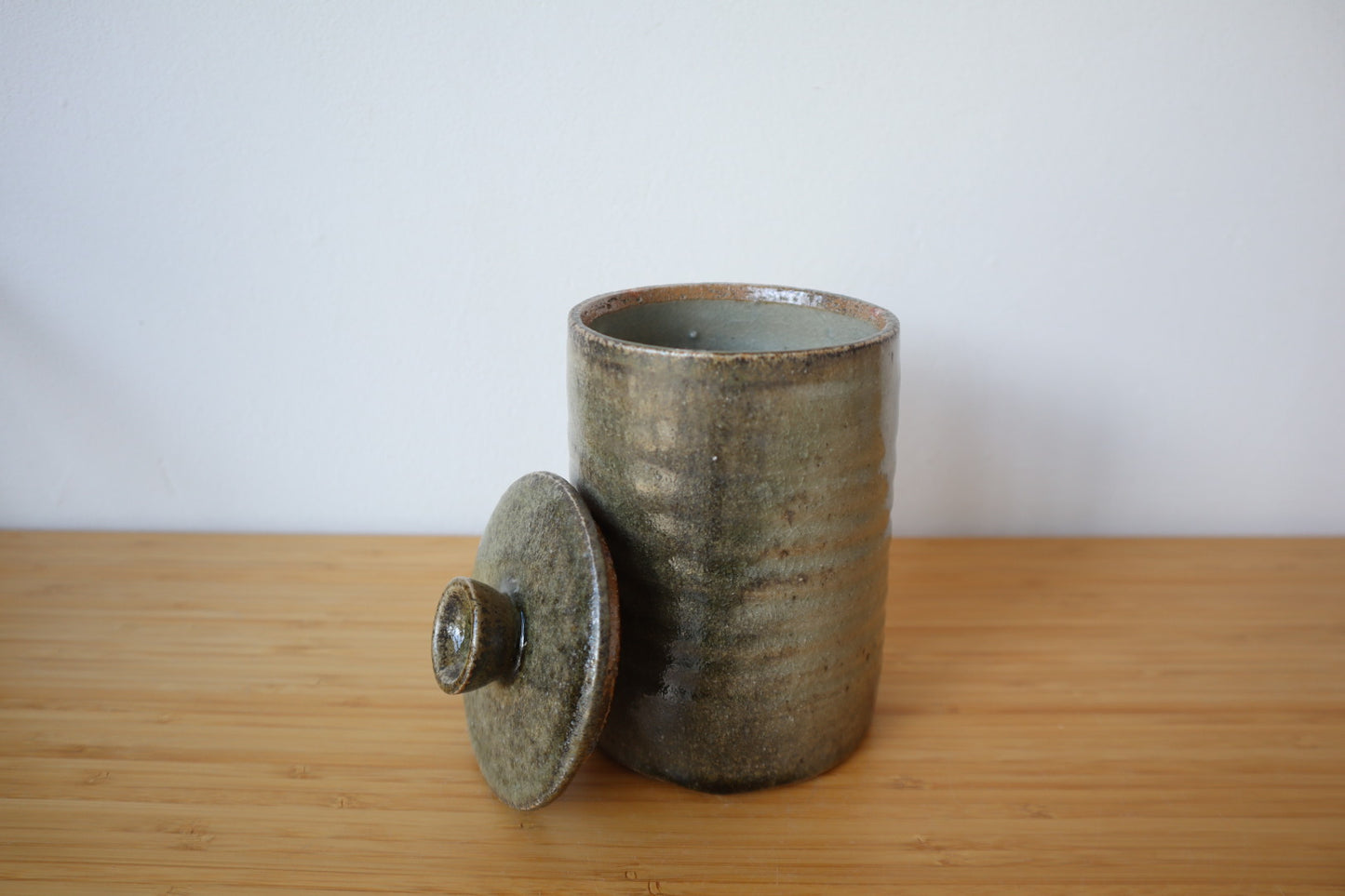 Soda Fired Lidded Jars