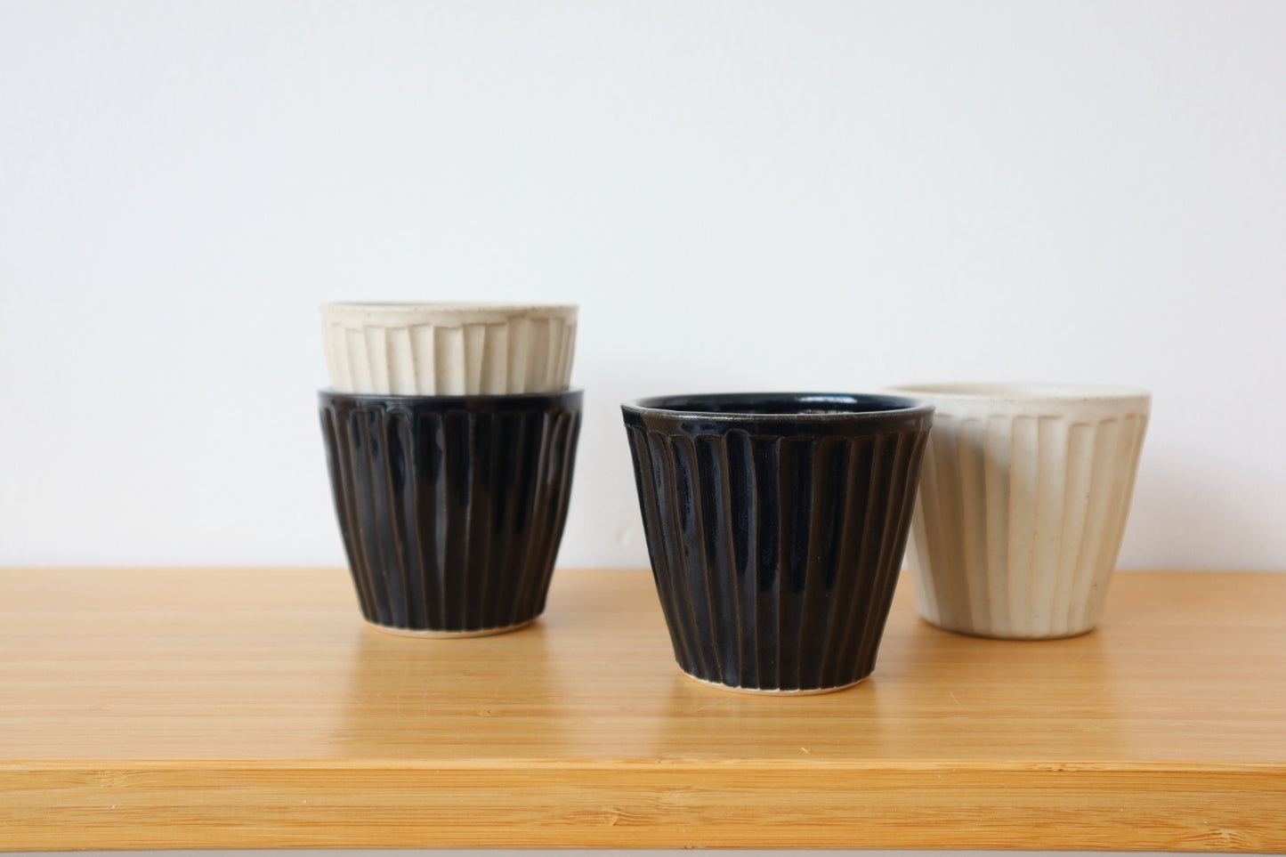 Fluted Latte Cups
